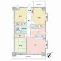 ライオンズマンション武蔵砂川 間取図