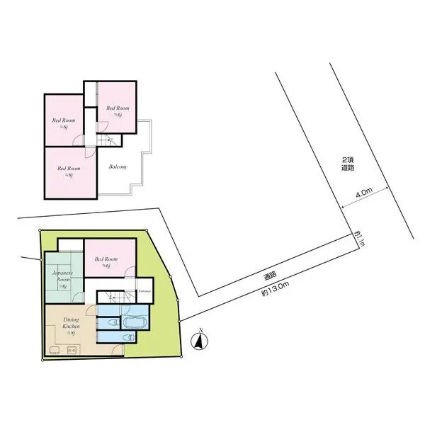 荒川区町屋２丁目 間取図