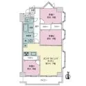 ライオンズマンション与野本町 間取図