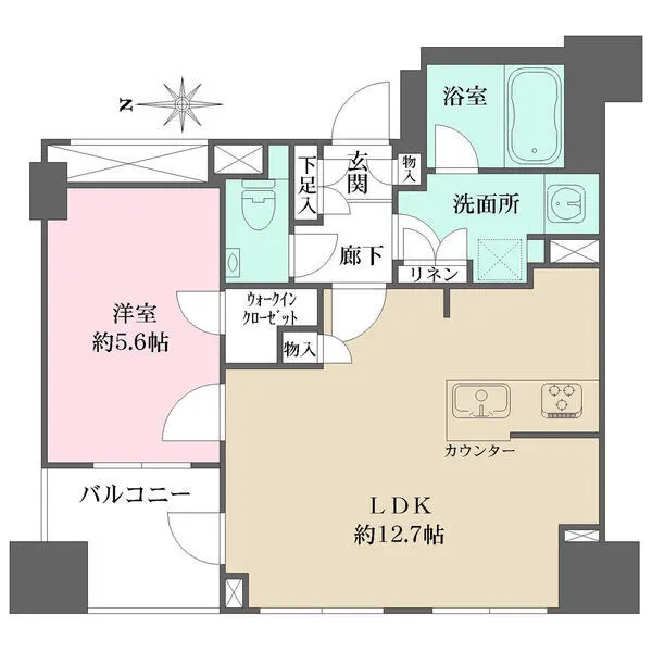 クリオ東日本橋 間取図