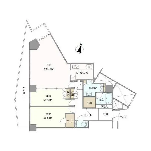 キャピタルマークタワー 間取図