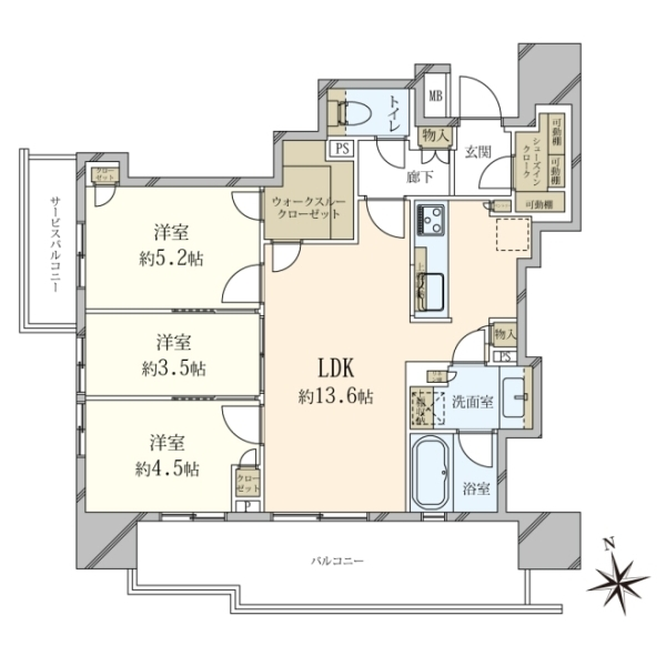 クレヴィア南千住ＲＩＶＥＲ　ＳＩＤＥ　ＴＷＩＮ　ＷＥＳＴ 間取図