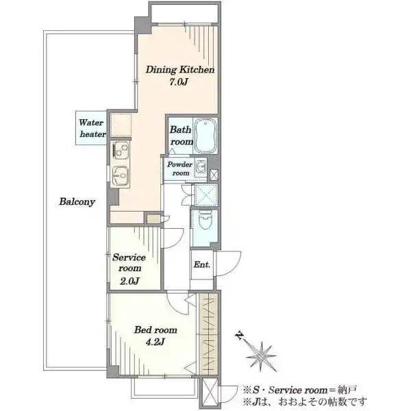 ジュネス大森中央 間取図