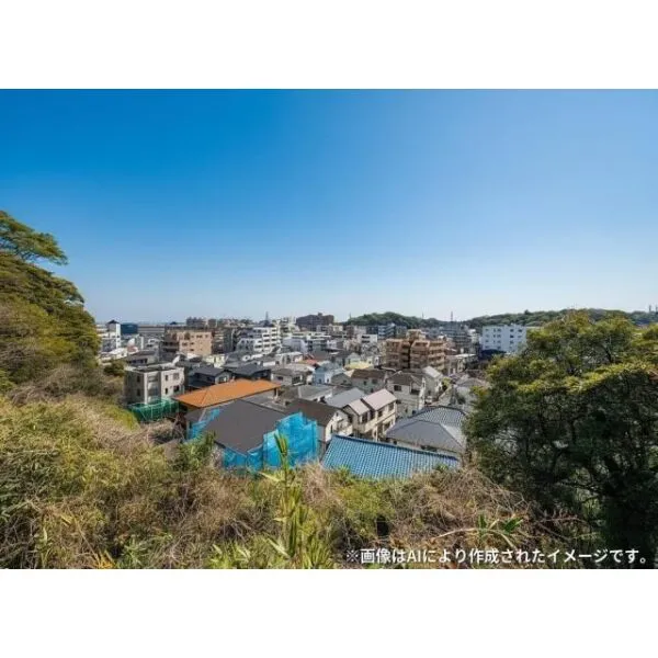 横浜市中区山手町 現地からの眺望写真