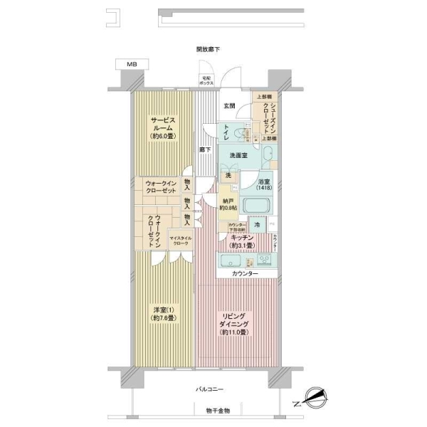 ルネ横浜戸塚 間取図