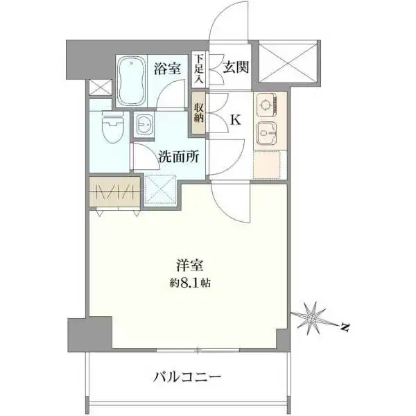 ヴォーガコルテ高円寺 間取図