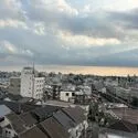 中野スカイパレス 南西側バルコニーから南西側撮影