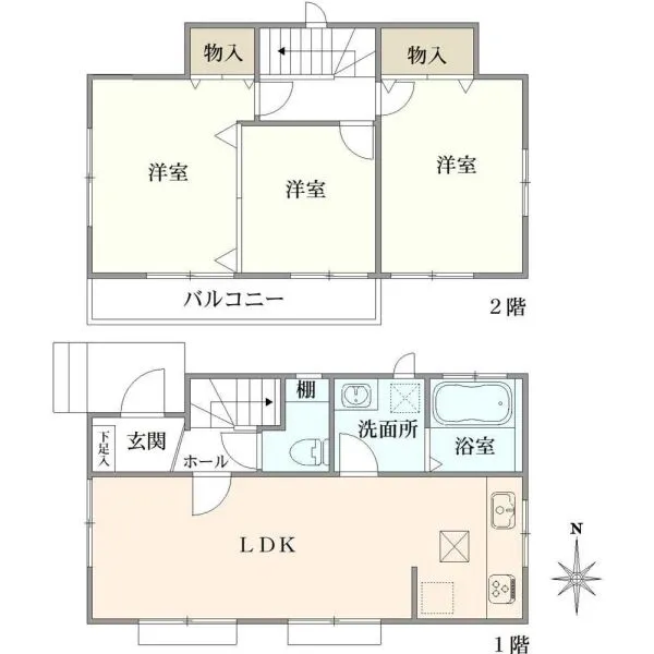 国分寺市西恋ヶ窪1丁目 間取図