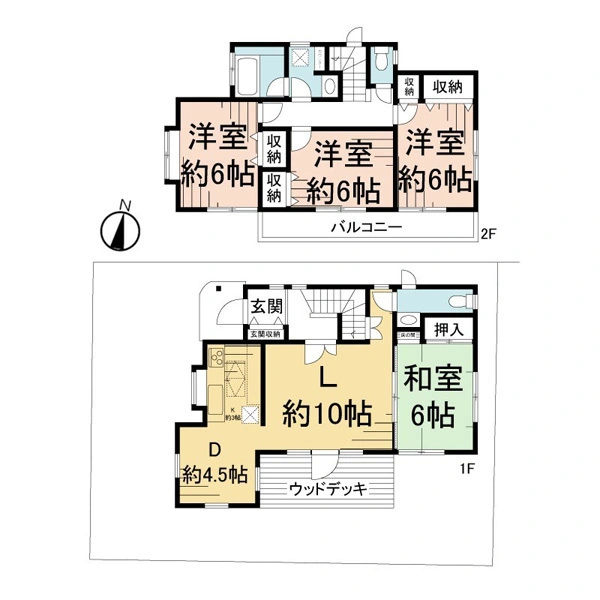 流山市大字流山 間取図