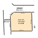東大阪市花園西町１丁目 区画図