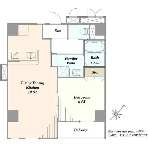 インペリアル青葉台フラット 間取図