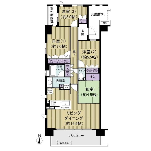 ハミングテラス 間取図