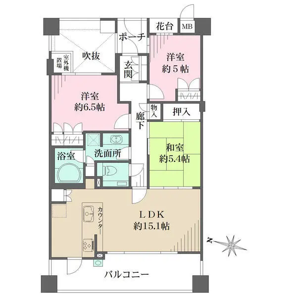 ロジュマンスティーロ御影 間取図