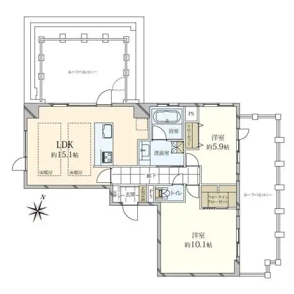 スタイルハウス南麻布 間取図