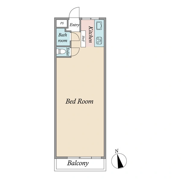 渋谷マンション 間取図