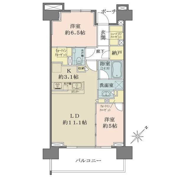 シティテラス町田ステーションコート 間取図