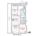 ライオンズマンション神楽坂第六 間取図