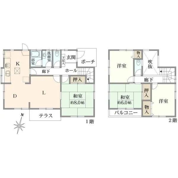 町田市成瀬1丁目 間取図