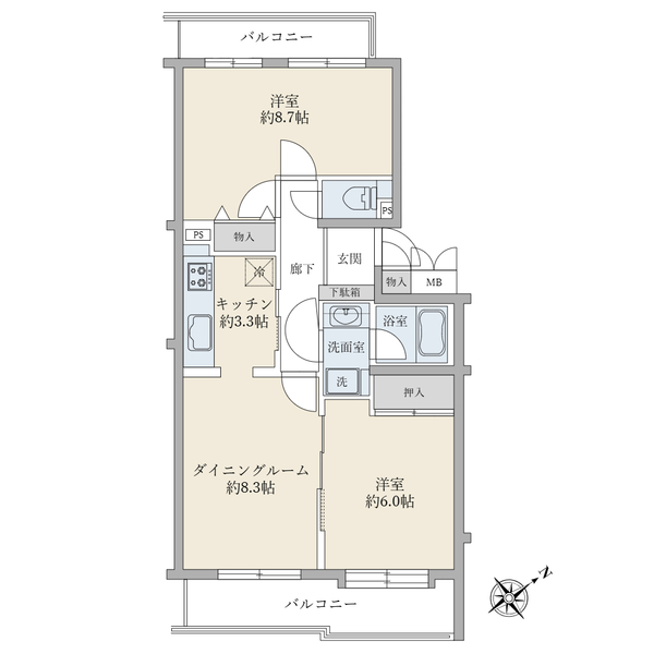 クレスト習志野 間取図