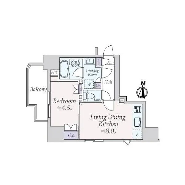 オープンレジデンシア四谷舟町 間取図