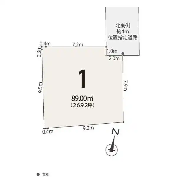 流山市松ケ丘５丁目 間取図