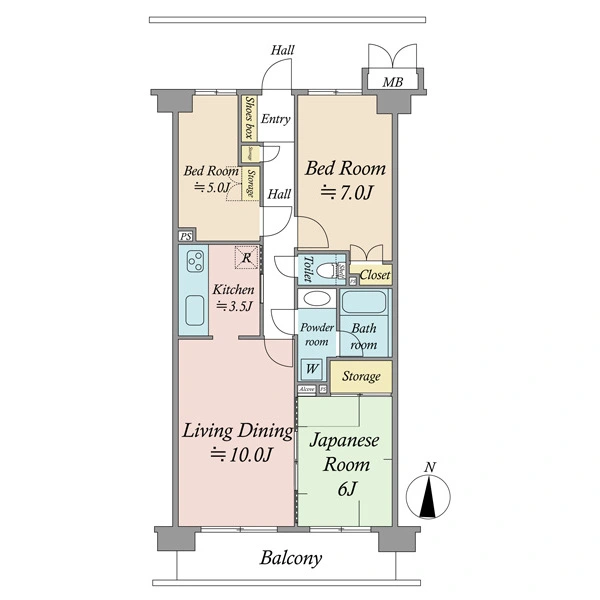 エステ・スクエア西新井 間取図
