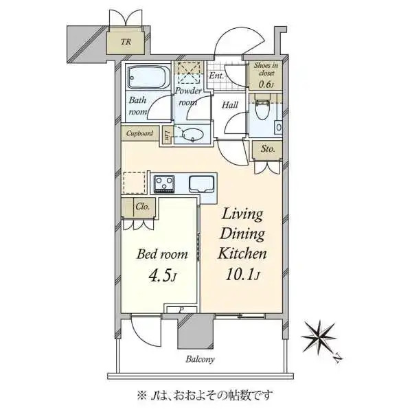パークシティ武蔵小山ザタワー 間取図