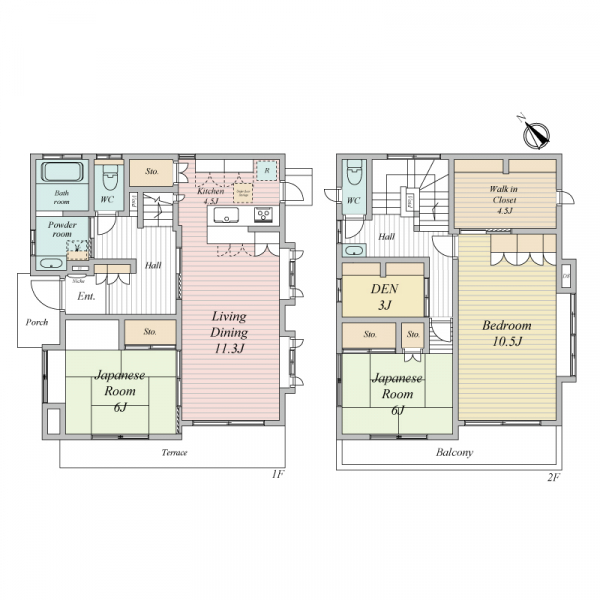 市川市東菅野１丁目 間取図