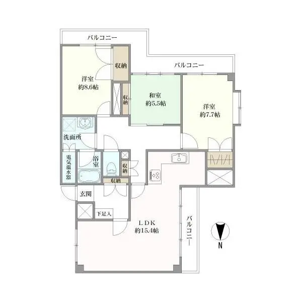 グランフォルム清水別邸 間取図