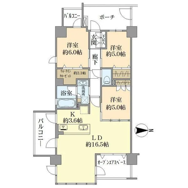 ヴェレーナ戸田公園テラス 間取図