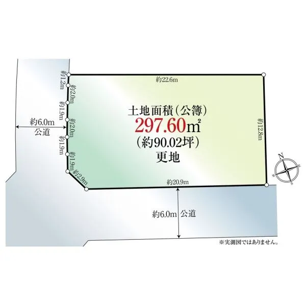 長久手市片平１丁目 区画図