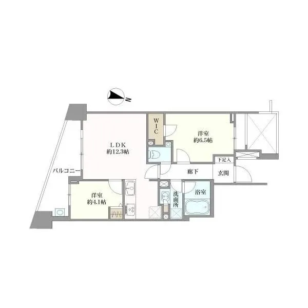 アールブラン大井町ミュゼ 間取り図