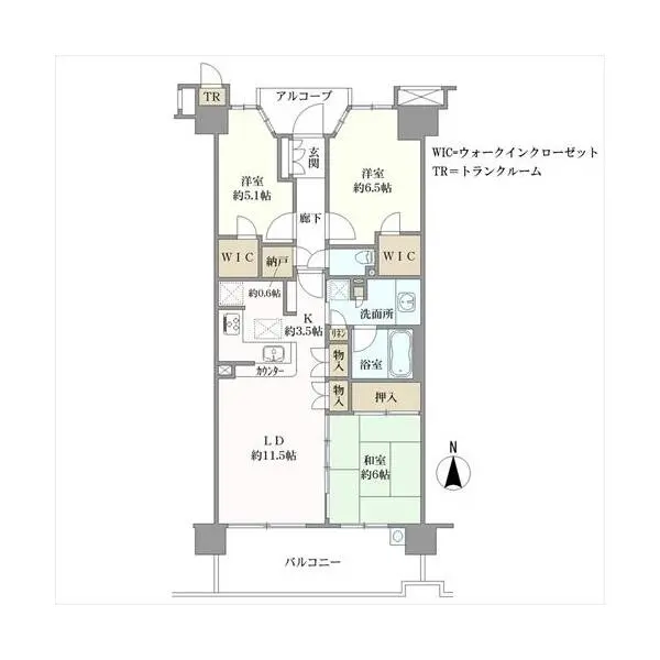 ウィズダム大泉学園 間取図