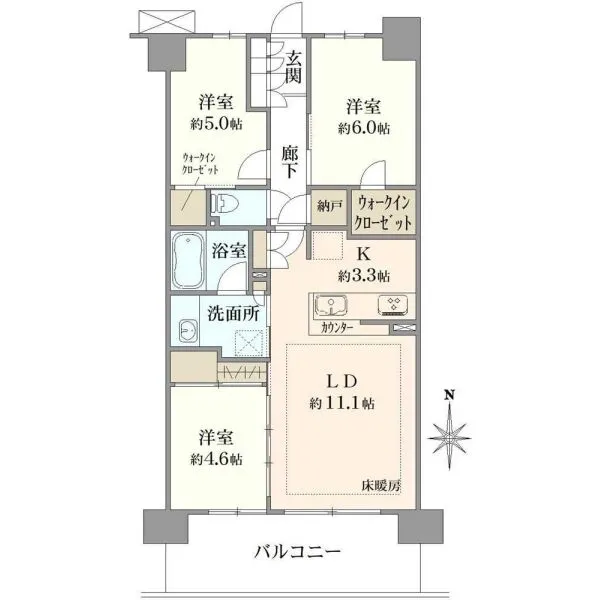 パークビレッジ南町田 間取図