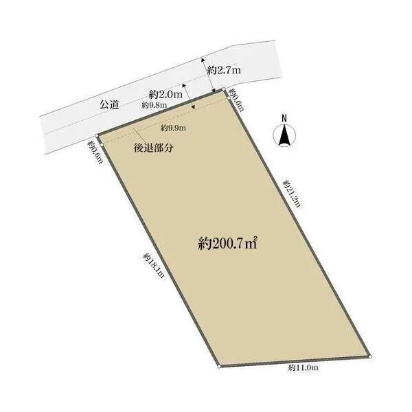 藤沢市打戻 区画図