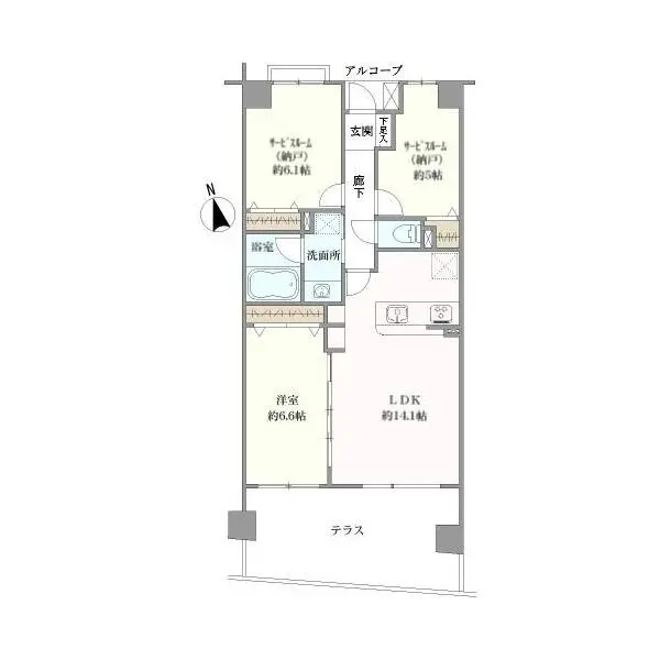 ユニーブル西荻窪ＩＩ 間取図