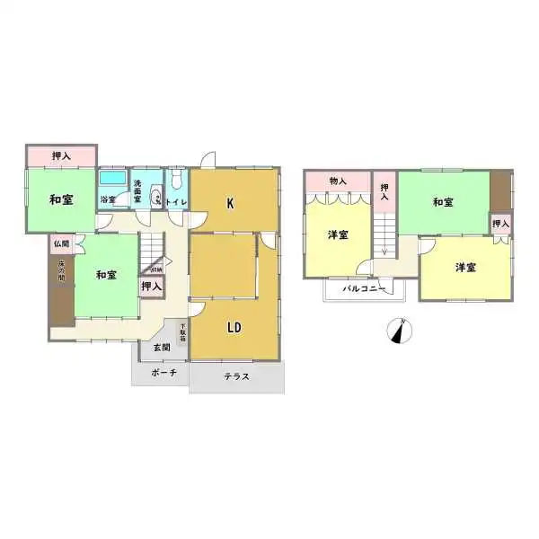 芦屋市潮見町 間取図