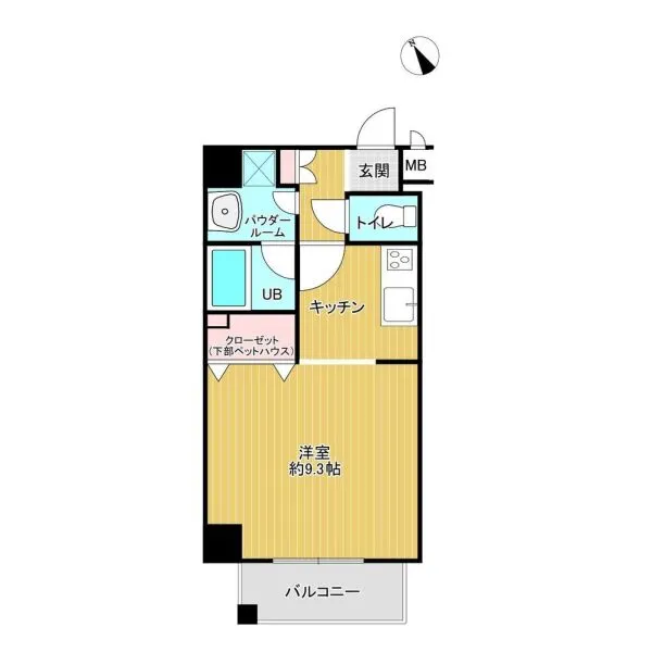 フォーチュン天王寺 間取図