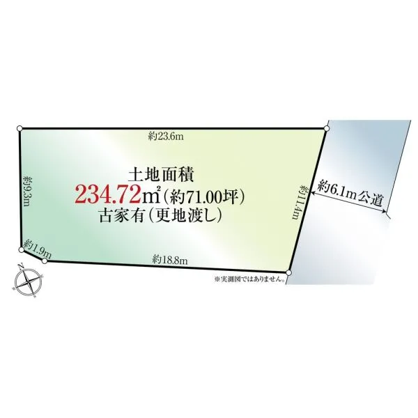 世田谷区尾山台１丁目 区画図