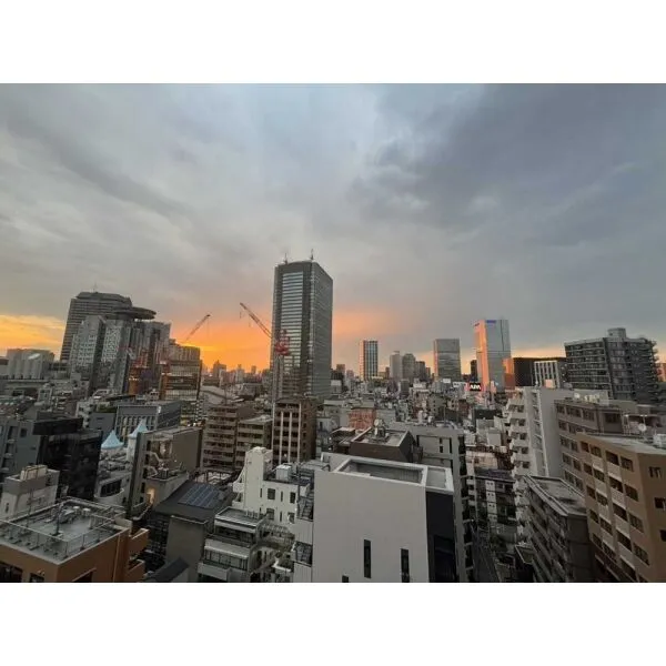 クラッシィスイート赤坂 眺望：バルコニーから（夕方）(撮影年月：2026年06月)