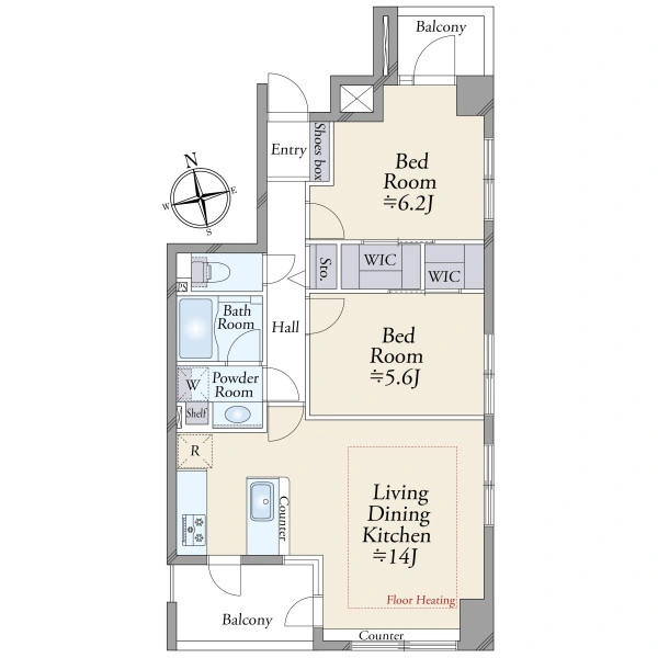 ユニーブル荻窪 間取図