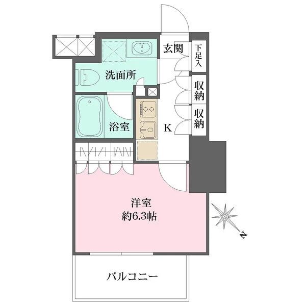 ザ・パークワンズ渋谷本町 間取図