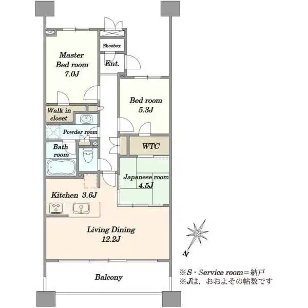 グランスイートブルーベイサイドレジデンス 間取図