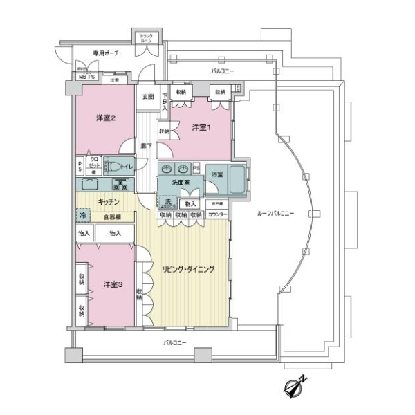 レクセル新浦安第２ 間取図