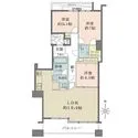 ロイヤルアーク覚王山 陽当り良好な南向き×ワイドスパン。LDKは広々約19.4帖。ウォークインクローゼットなど収納豊富。