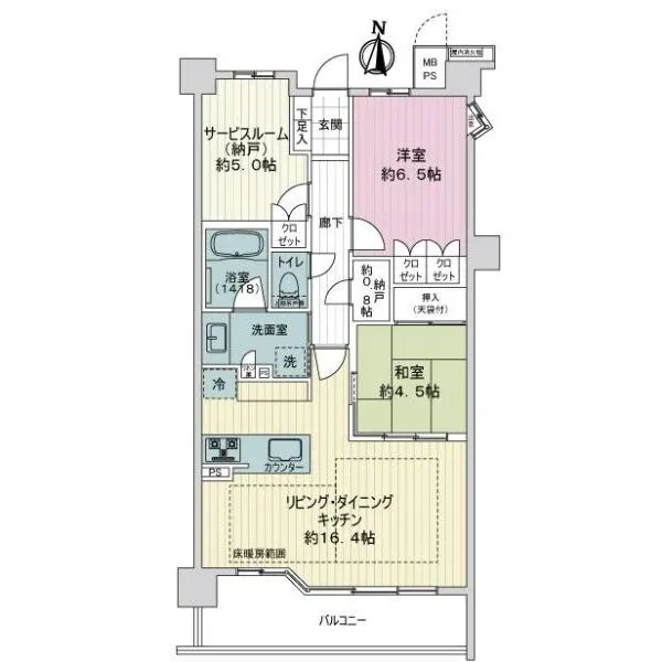 ライオンズ嵯峨天龍寺若宮 西の邸 間取図
