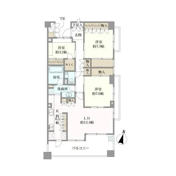 パークハウス荻窪 間取図