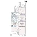 ザ・ライオンズ覚王山 間取図
