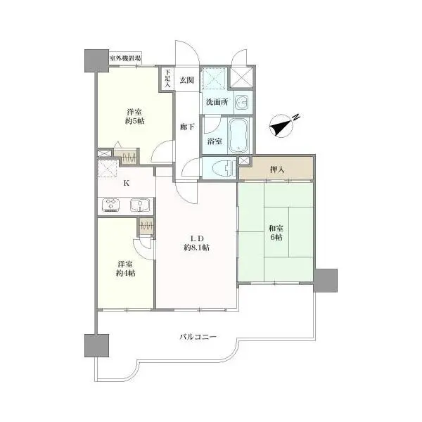 ナイスアーバン藤沢 間取図