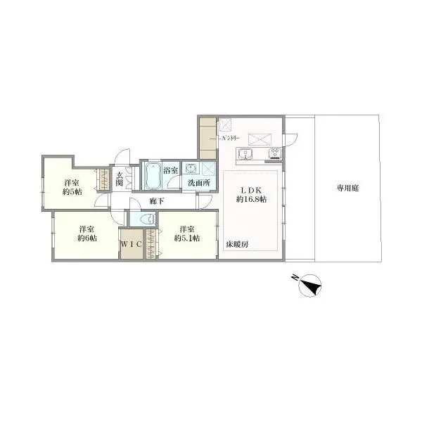 ガーデン青葉台 間取図